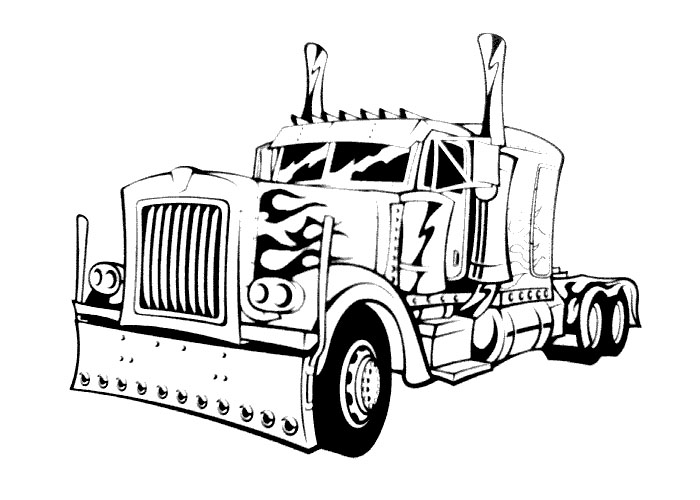 700x500 Truck Coloring Pages