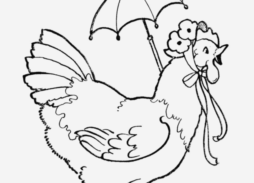 879x635 22 Photo Hen Coloring Page Innovative