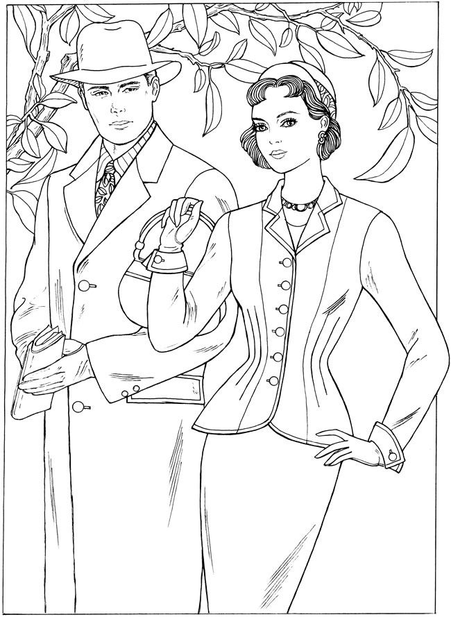 650x889 Dover Publications, Livros Para Colorir And Anos 50