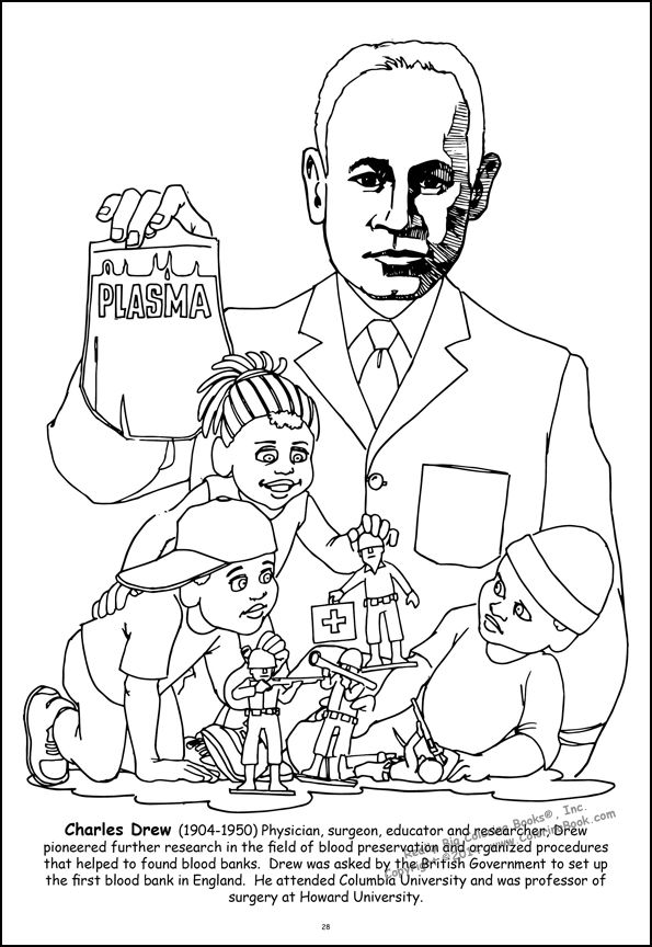 595x864 African American Coloring Pages African American Leaders Giant