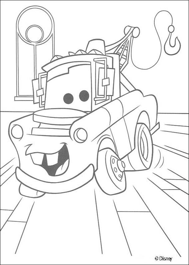 607x850 Mater Coloring Pages Free Cars Coloring Pages 52 Free Disney