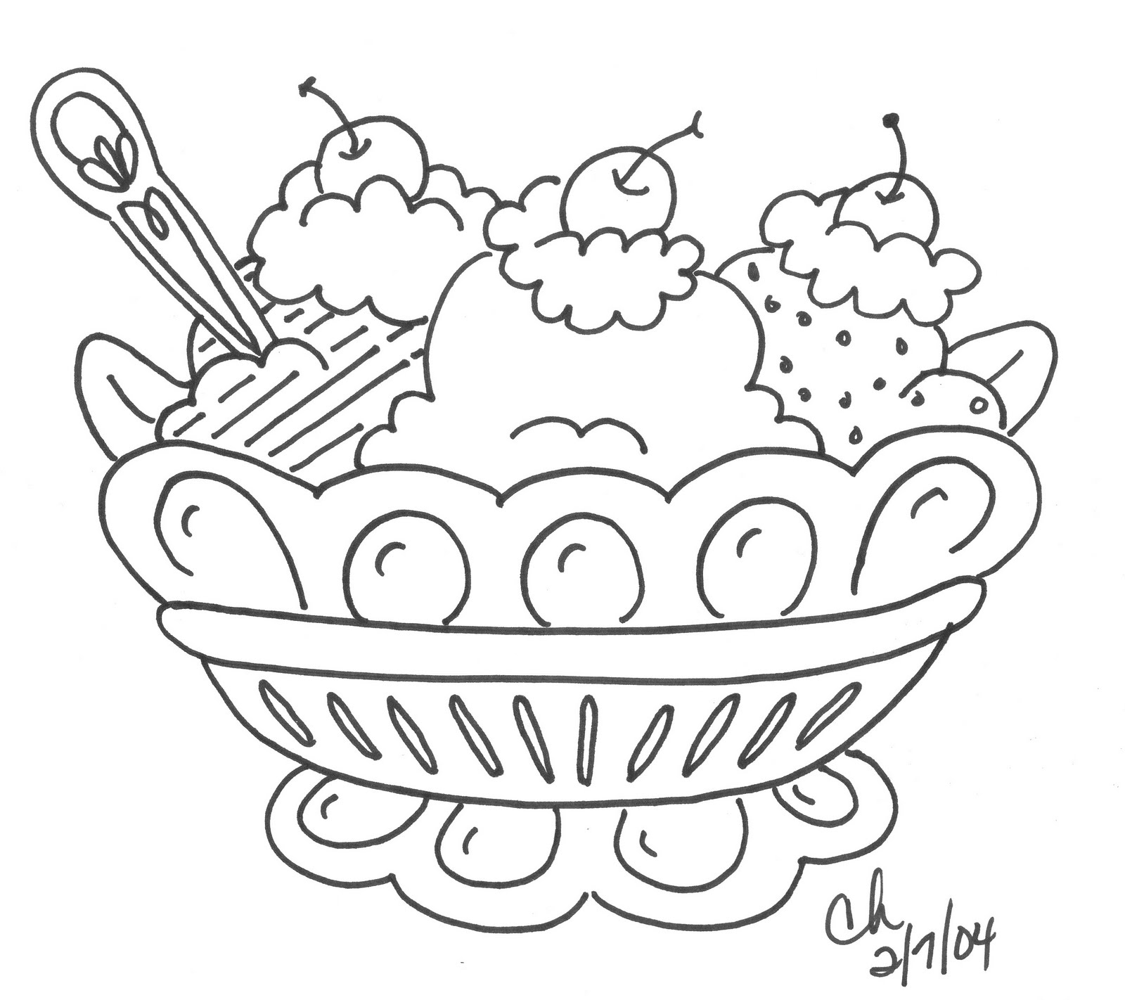 1600x1422 Dessert Coloring Pages To Download And Print For Free