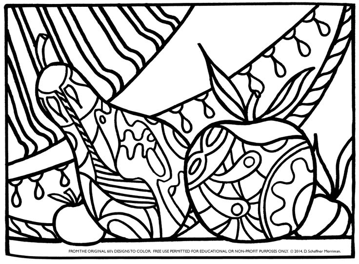1960s Coloring Pages