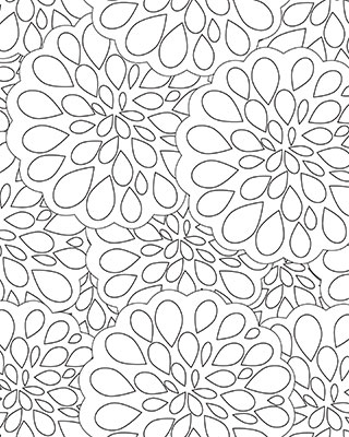 320x400 5 Coloring Pages Suitable For Adults