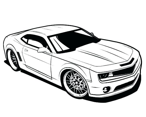 1969 Camaro Coloring Pages