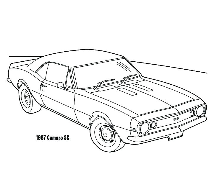 734x600 Camaro Coloring Pages Coloring Pages Popular Coloring Pages 4