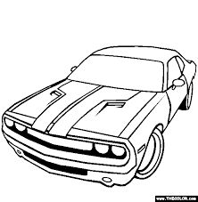 222x227 Dodge Challenger G T Coloring Page Teacher Stuff