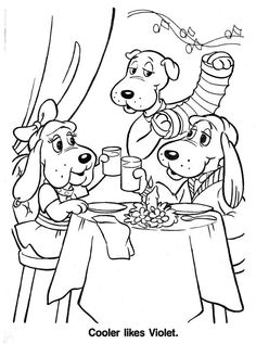 236x317 Poundpuppies 1980s Coloring Page Coloring Daycare