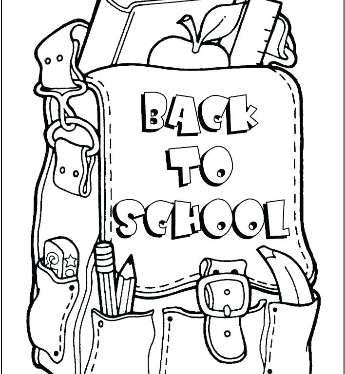 708x768 First Day Of School Coloring Pages Back To Page 4 For Adults 17771