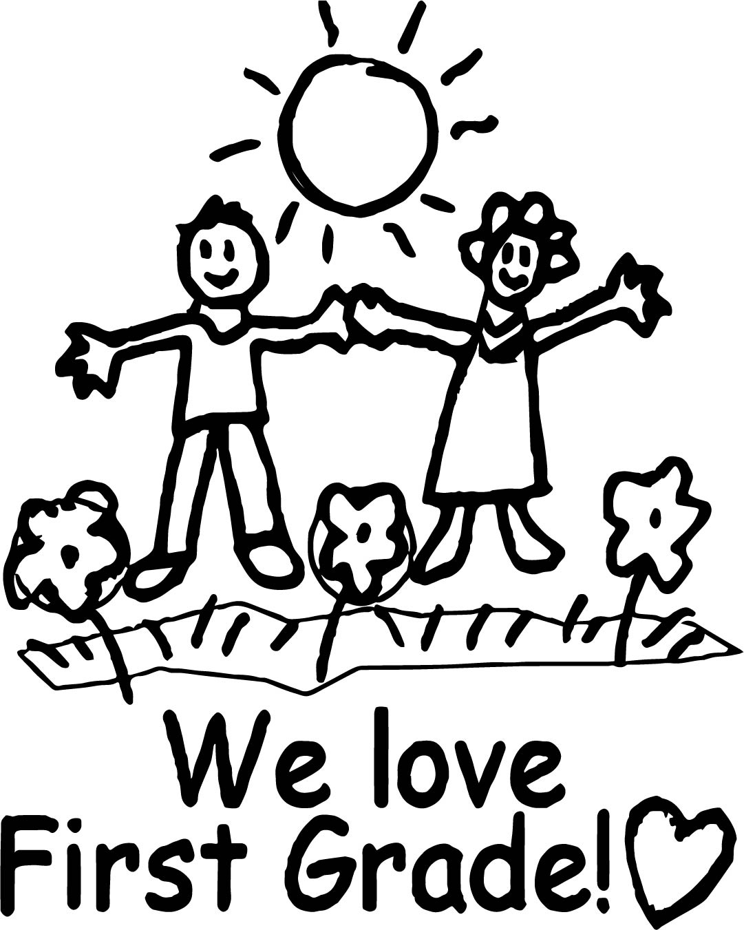 1st Grade Coloring Pages