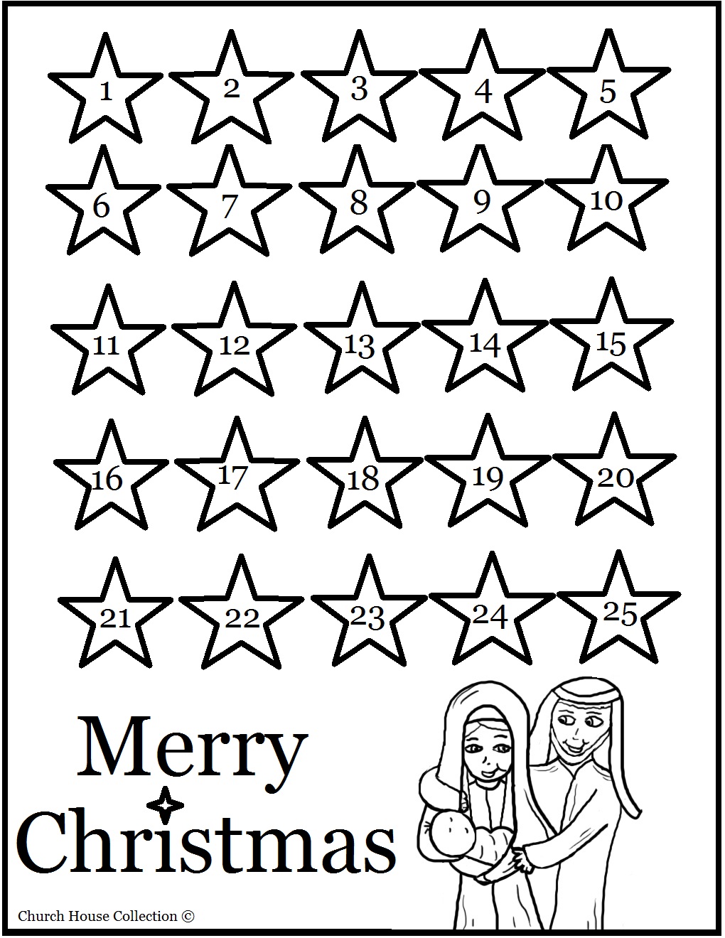 1020x1320 Coloring Advent Calendar 2017 Calendar Template 2018