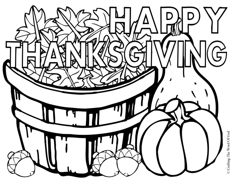 800x619 Happy Thanksgiving Coloring Pages Free For Adults Amp Kids