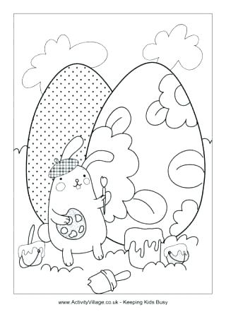 320x452 Coloring Pages For Easter Printable
