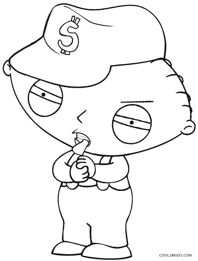 644x850 Gangster Coloring Pages