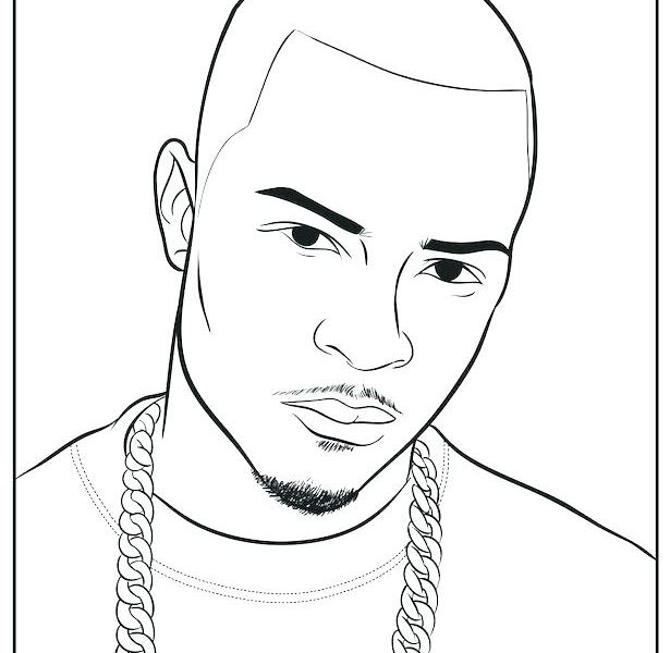 615x600 Sweet Ideas Rap Coloring Book Gangsta Pages As Well Artist