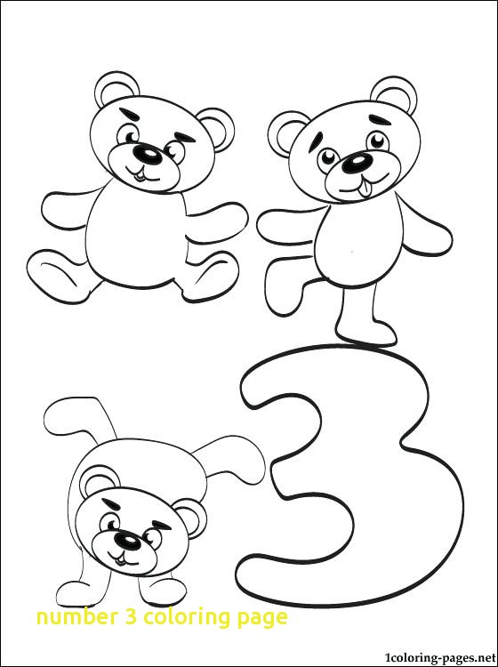 560x750 Number 3 Coloring Page With Coloring Pages 3 Number 3 Three