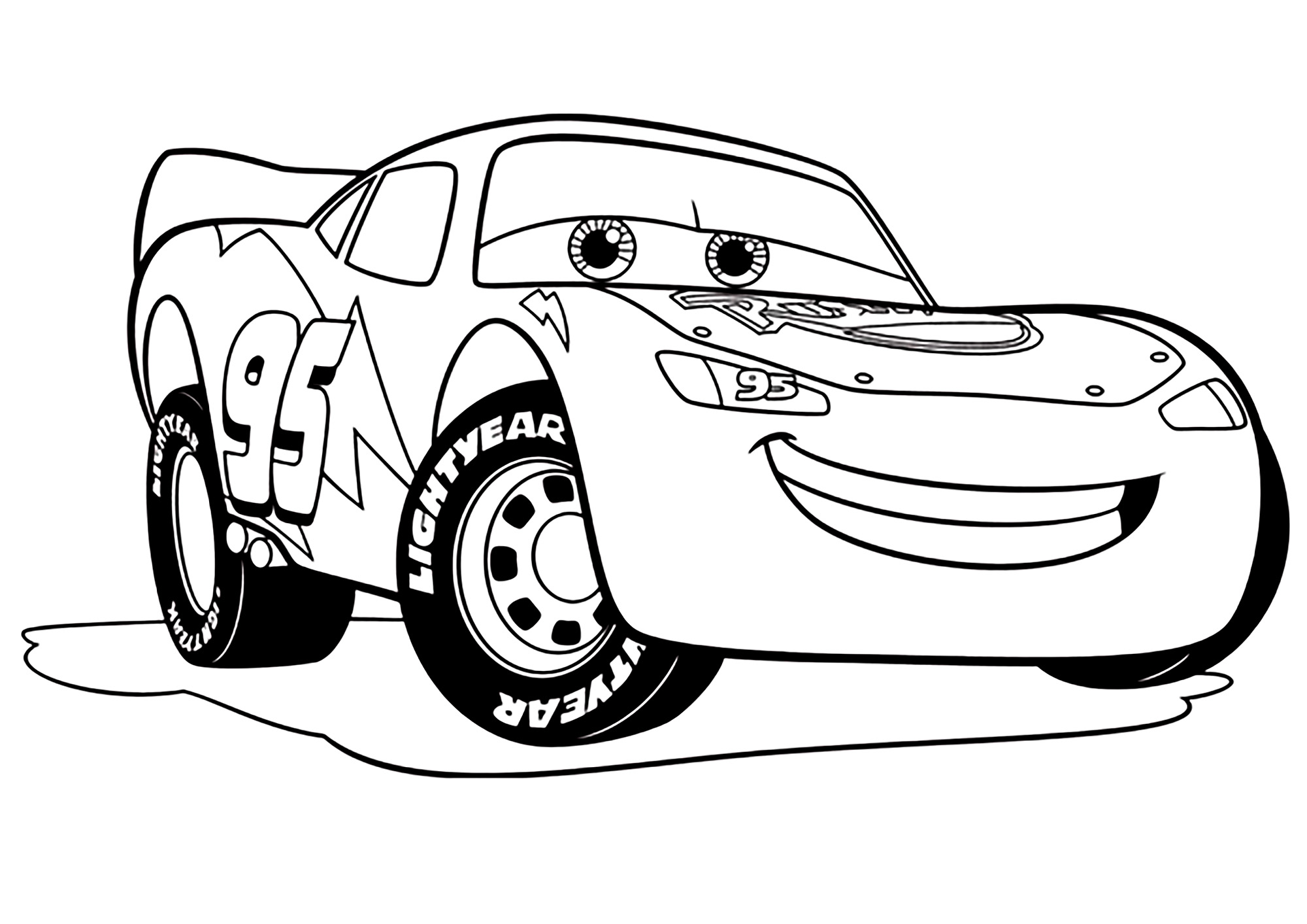 2000x1413 Cars 3 To Print For Free