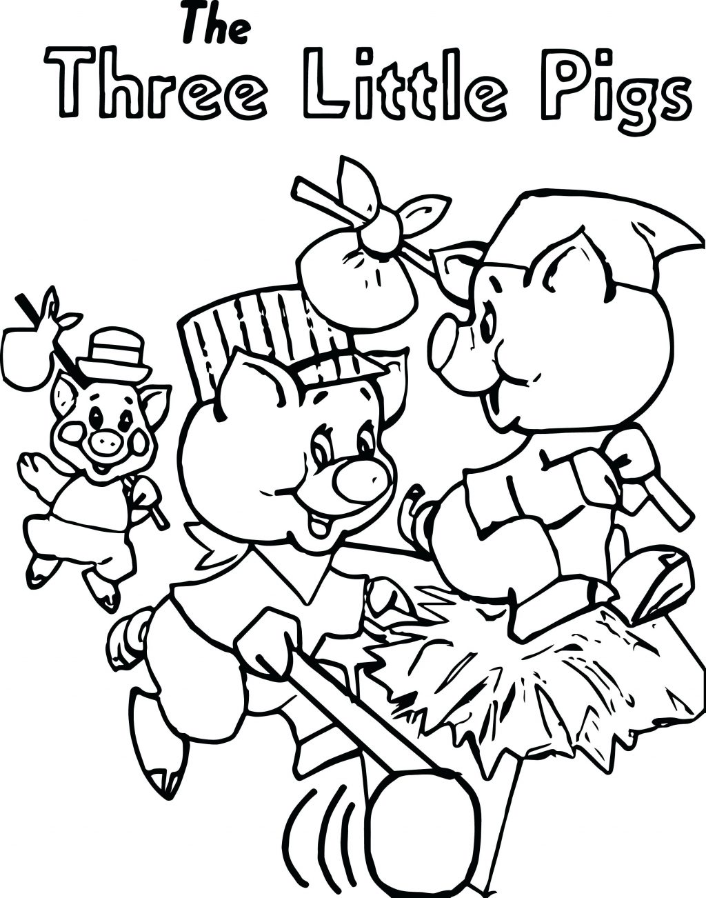 1024x1302 Coloring Pages ~ Three Little Pigs Coloring Pages 3 Look Page Pig