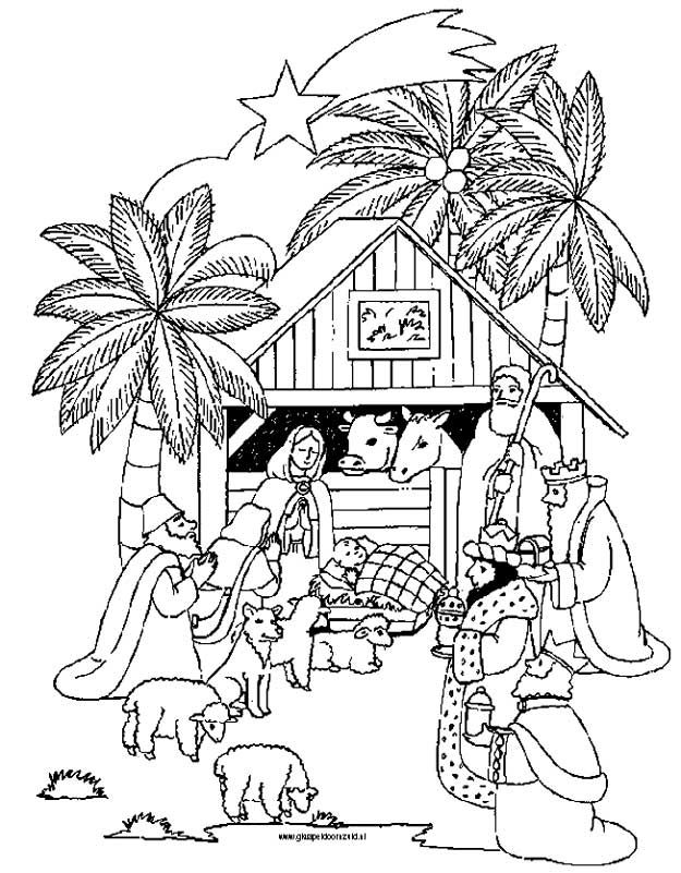 3 Wise Men Coloring Page