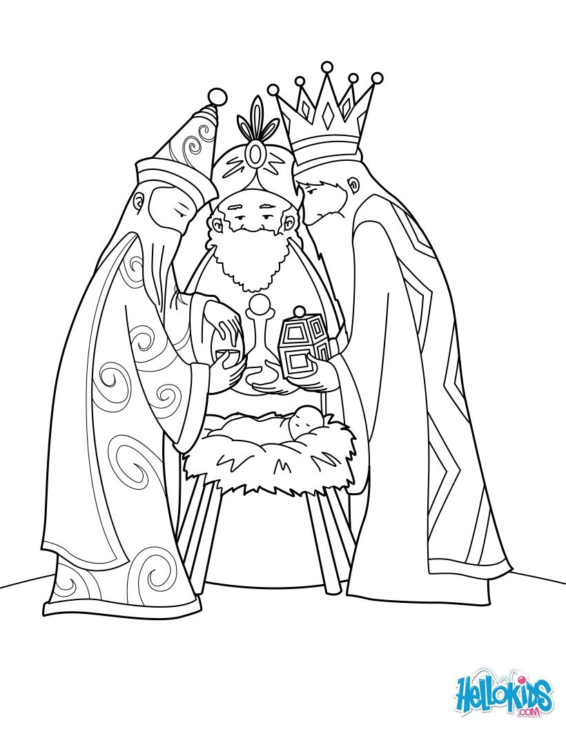 820x1060 Free Coloring Pages Of The Three Wise Men