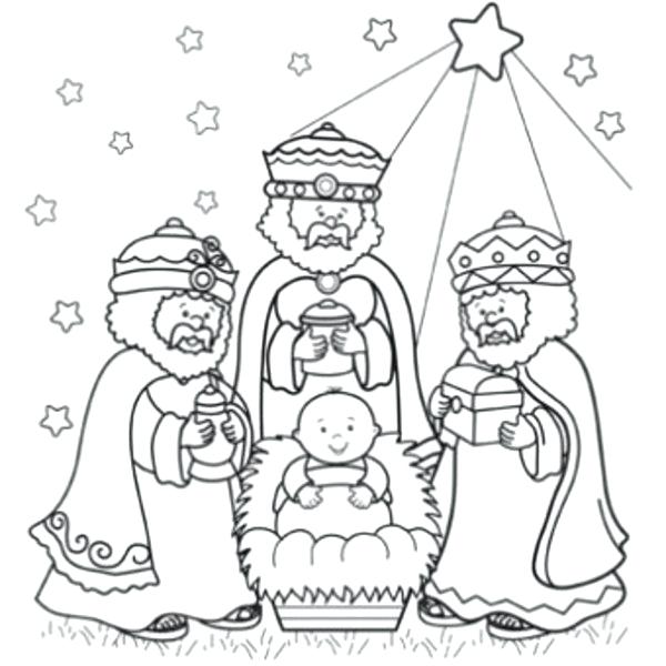 600x600 Coloring Pages For Men 3 Wise Men Coloring Pages Three Page All