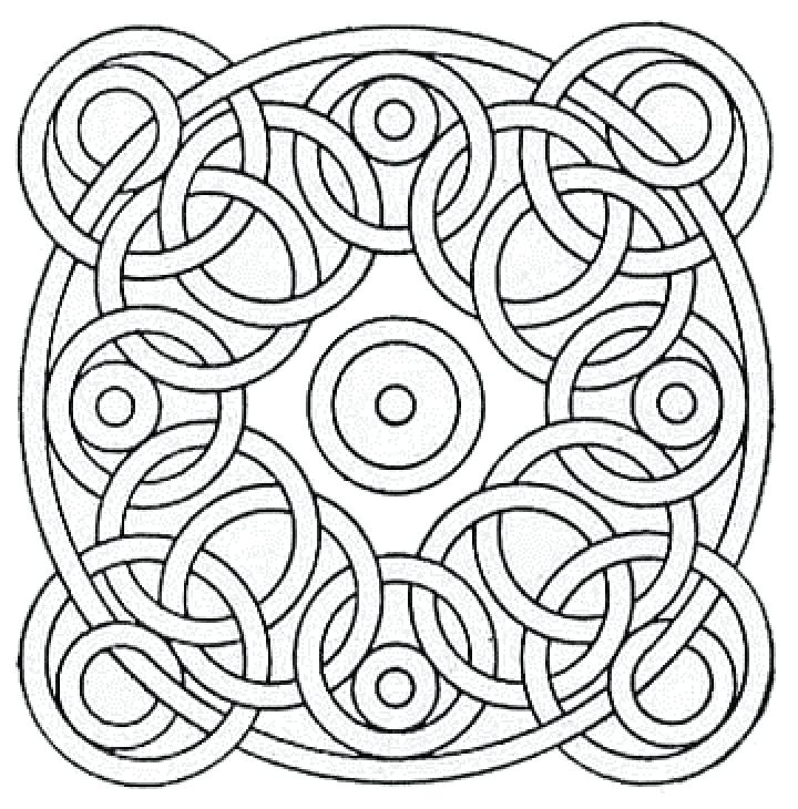 720x730 Free Geometric Pattern Coloring Pages For Adults Geometric Free