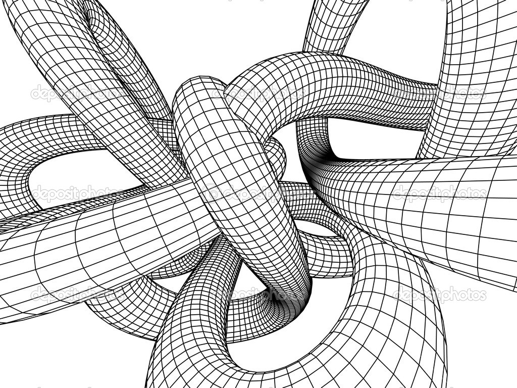1024x768 3d Coloring Pages Printable Geometric And 3d