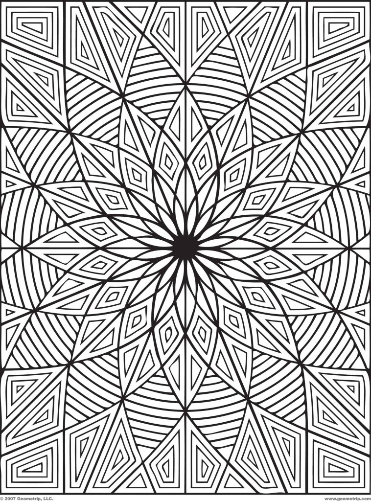 758x1024 3d Coloring Pages