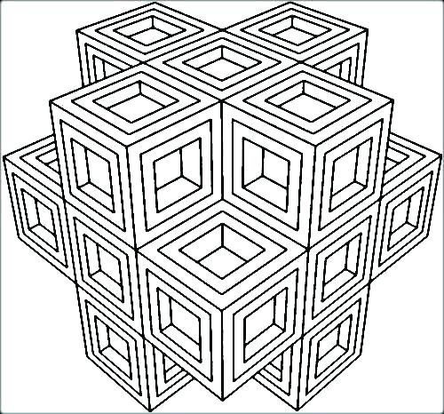 500x466 Geometric Designs Coloring Pages Cool Design Coloring Sheets