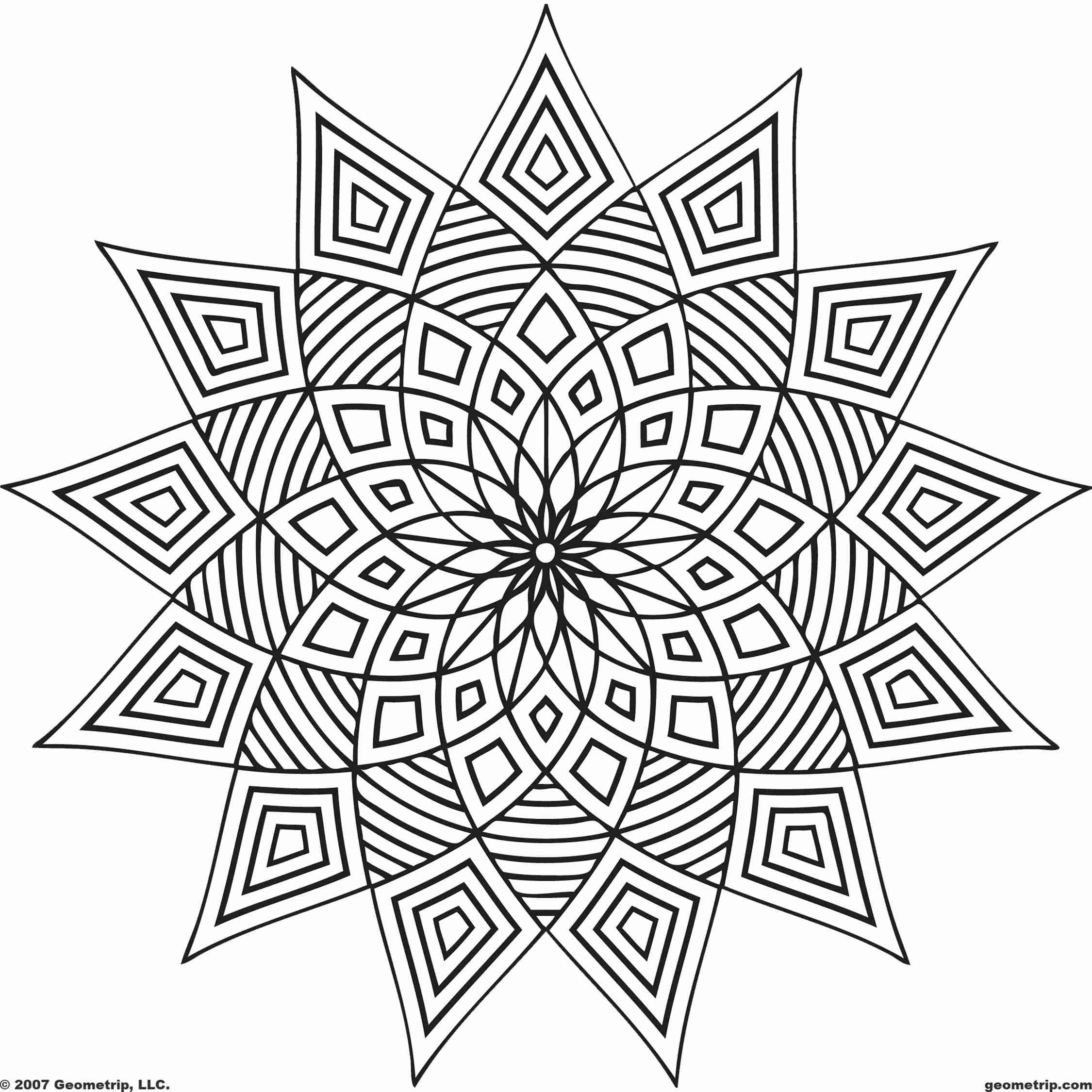 2250x2250 Mandalas Et Coloriages Abstraits Imprimables Pour Soulager Le