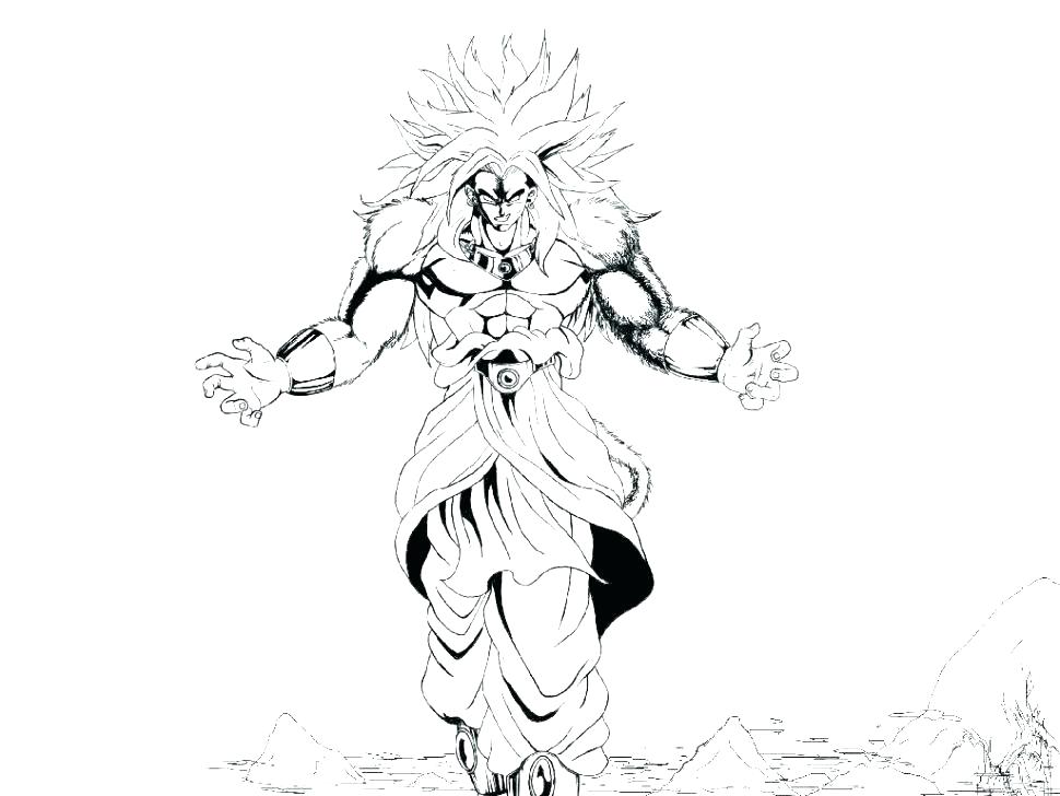 970x728 Goku Super Saiyan 4 Coloring Pages Super Coloring Pages Super