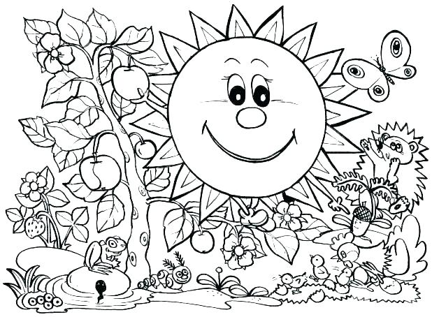 618x454 Seasons Coloring Page Seasons Coloring Page 4 Seasons Coloring