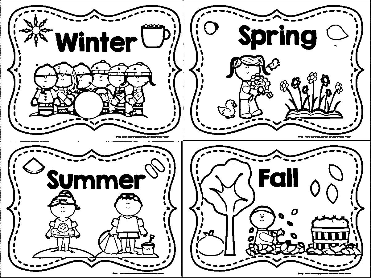 1203x903 4 Seasons Coloring Pages Printable Coloring Pages