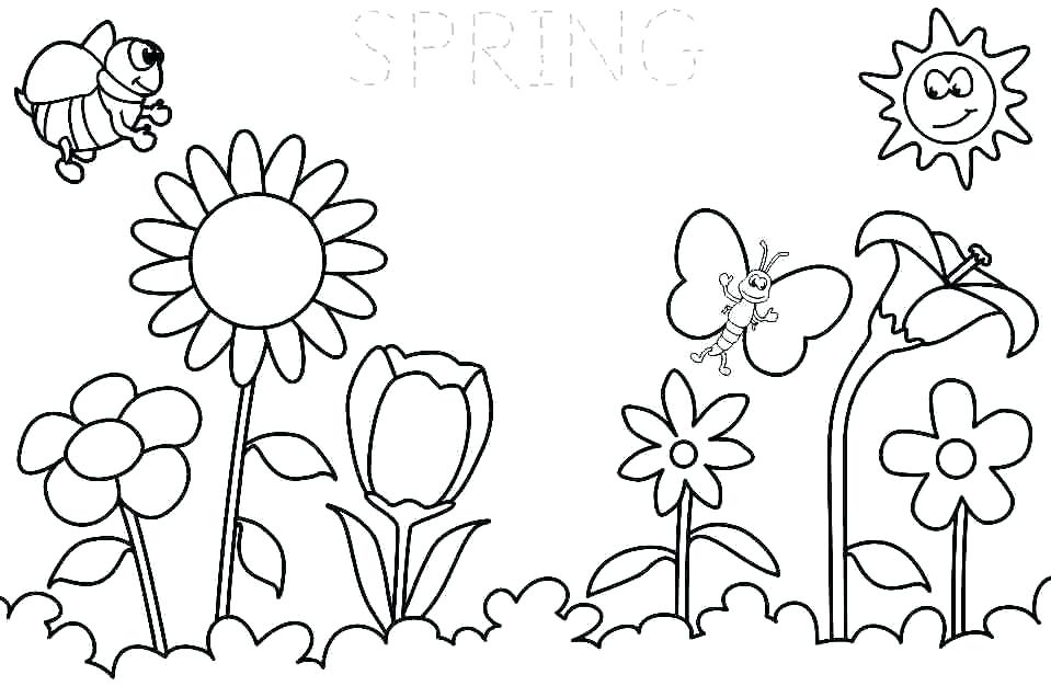 959x626 Seasons Coloring Pages 4 Seasons Coloring Pages For Kids Four