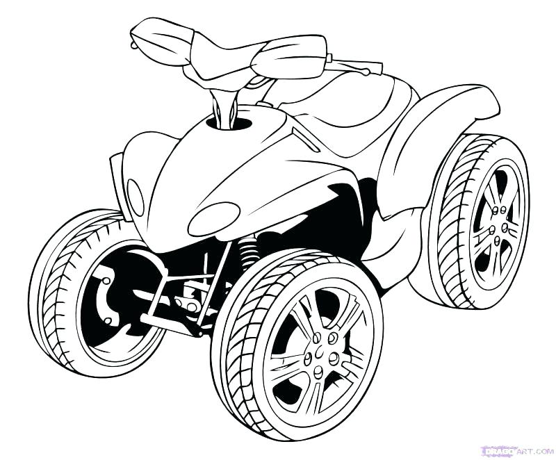 800x662 4 Wheeler Coloring Pages Four Wheeler Coloring Pages Four Wheeler