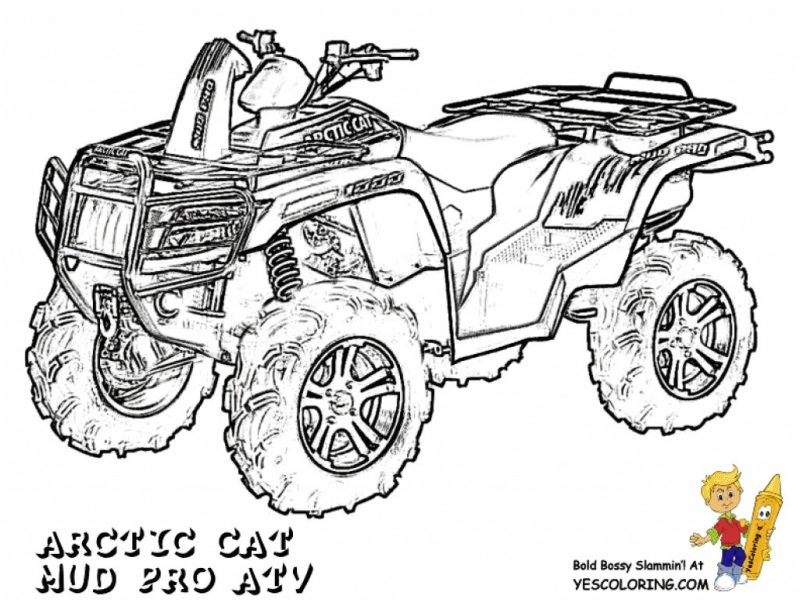 800x600 Amazing Decoration 4 Wheeler Coloring Page Wonderful Four Wheeler