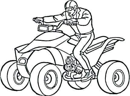 430x320 Coloring 4 Wheeler Coloring Pages Four Unique Kids Free Best