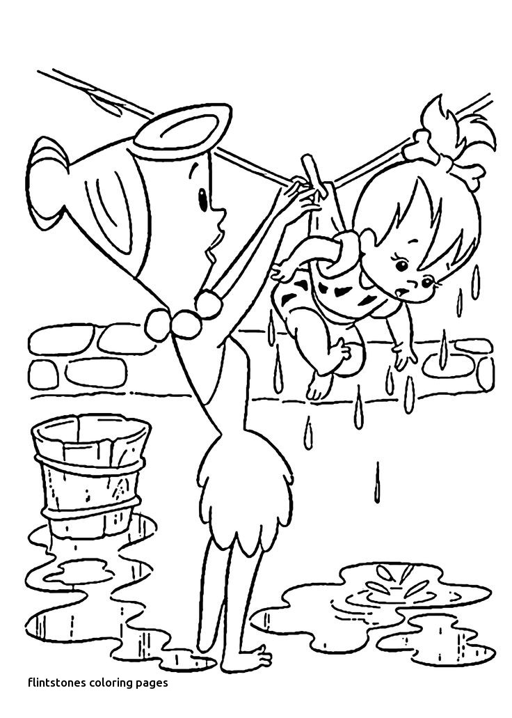 736x1031 420 Best Flintstones Images On For Flintstones Coloring