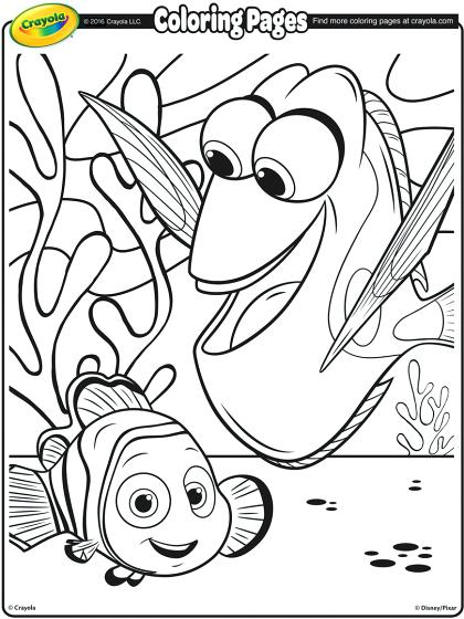 420x560 Nemo Fish Coloring Pages Finding Dory Dory Finding Nemo Fish
