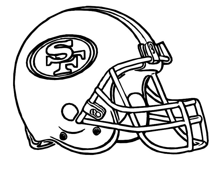 743x585 Pictures Football Helmet San Francisco 49ers Coloring Pages