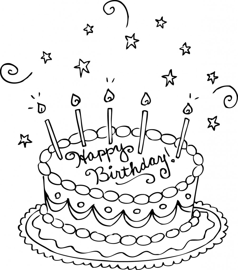 902x1024 4th Birthday Coloring Pages