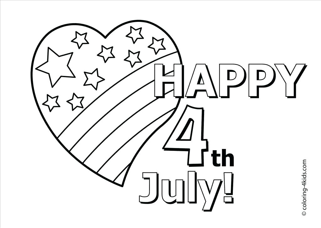 1024x730 4th Of July Coloring Coloring Pages Collection