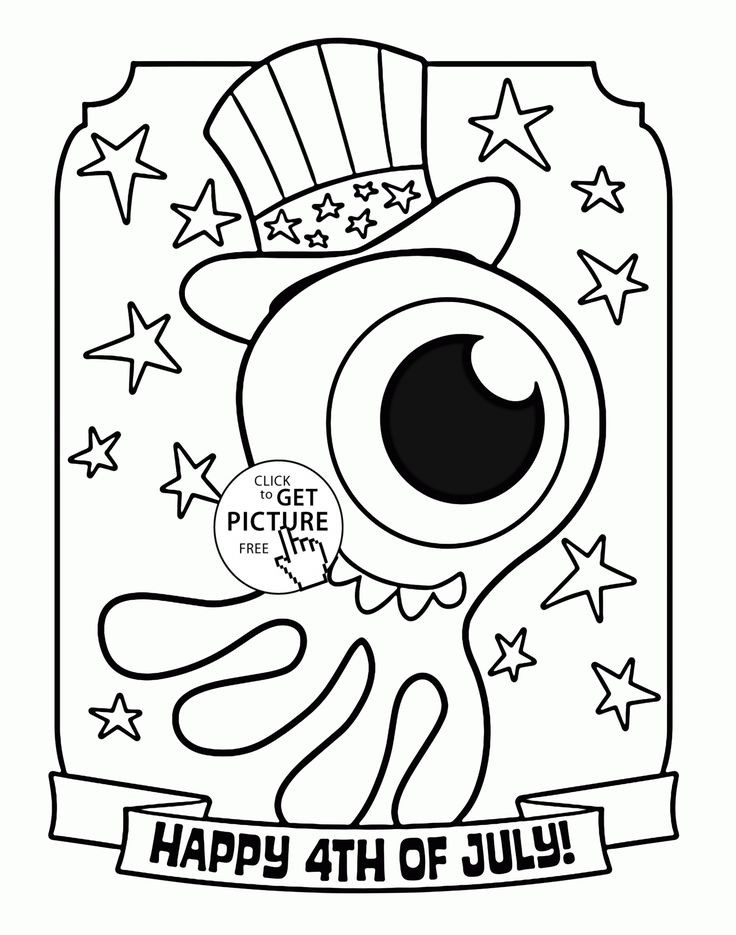 736x935 Happy 4th Of July Coloring Pages Free Coloring Pages