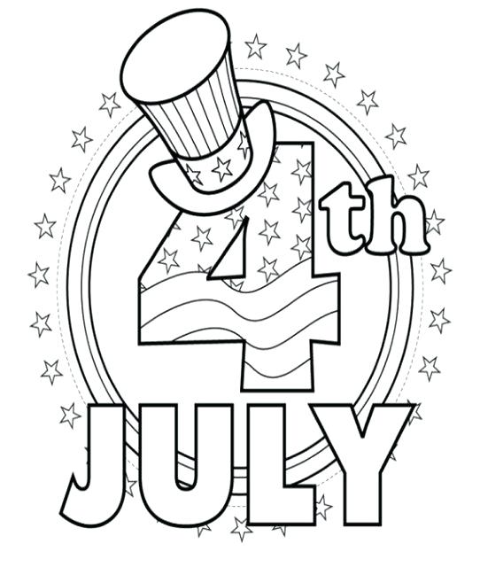 542x649 4th July Coloring Pages For Toddlers Printable Fourth