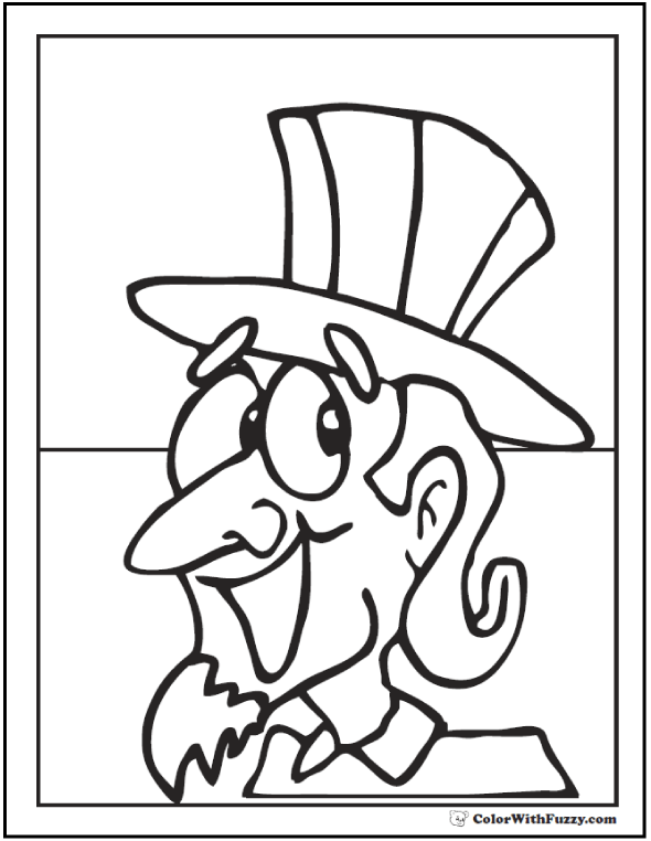 590x762 Fourth Of July Coloring Pages Print And Customize