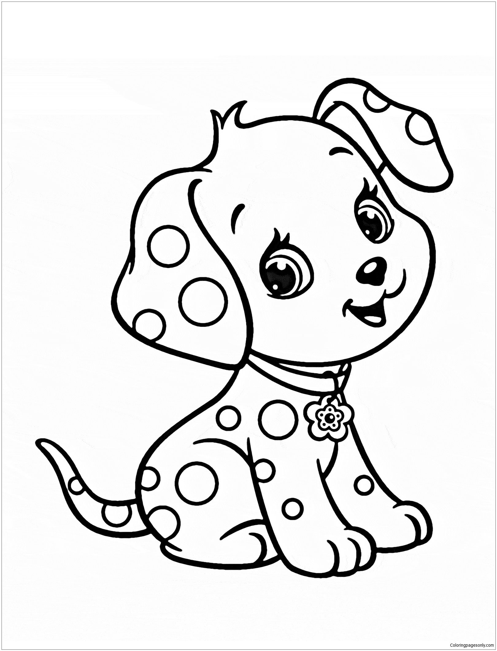 1620x2119 Cute Puppy 5 Coloring Page Puppy Coloring Pages