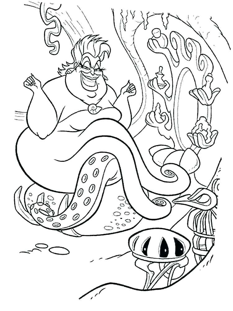 750x1000 Ursula Coloring Page Coloring Page Coloring Pages 5 Coloring Pages