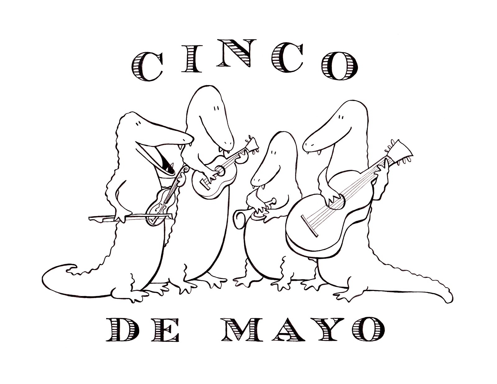 1600x1236 Free Printable Cinco De Mayo Coloring Pages For Kids