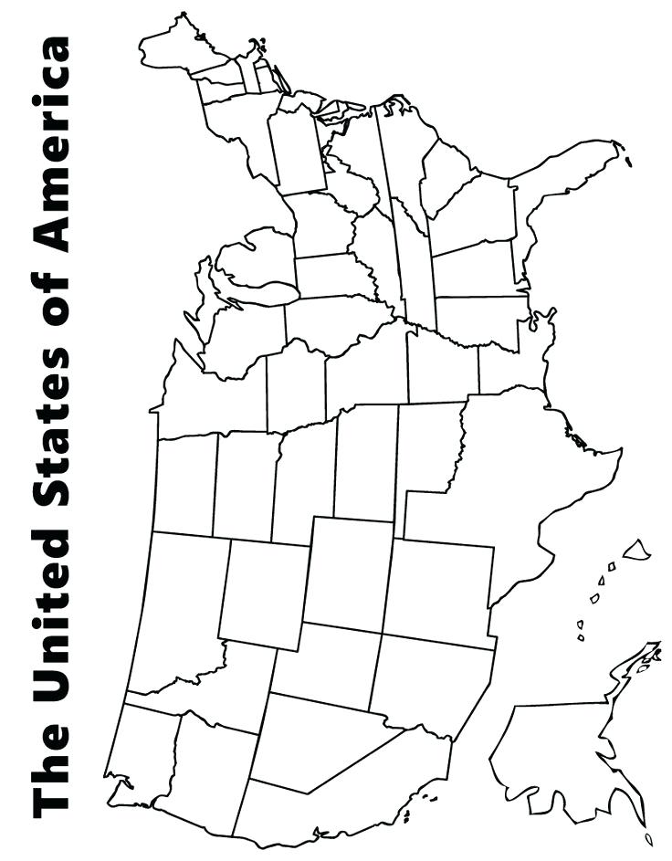 736x943 Map Of Us Coloring Page Map Of Us States Color Sheets Map Get