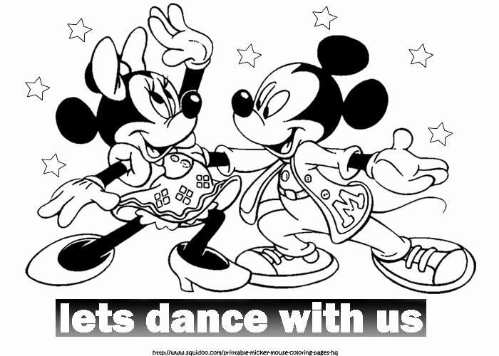 700x500 50s Dance Coloring Pages Designs Canvas Birthday Mickey Mouse